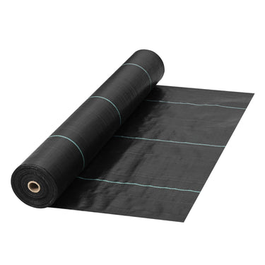 Garden Weed Barrier Fabric, 5.8 OZ Heavy Duty Landscape Fabric, 4ft x 100ft Weed Block Control for Garden Ground Cover, Woven Geotextile Fabric for Landscaping, Gardening, Underlayment, Black
