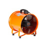 Portable Ventilator, 12 inch Heavy Duty Cylinder Fan with 33ft Duct Hose, 585W Strong Shop Exhaust Blower 3198CFM, Industrial Utility Blower for Sucking Dust, Smoke, Smoke Home/Workplace