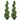 2 pcs. Artificial Boxwood Tower Topiary Spiral Artificial Plant 91cm high Decorative Plant Green Plastic PE Iron Topiary Plants incl. 10 pcs. Replacement Leaves