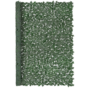 Ivy Privacy Fence, 96 x 72 in Artificial Green Wall Screen, Greenery Ivy Fence with Strengthened Joint, Faux Hedges Vine Leaf Decoration for Outdoor Garden, Yard, Balcony, Patio Decor