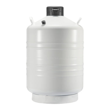 Liquid Nitrogen Tank 30 L Aluminum Alloy LN2 Container Dewar 6 Canisters
