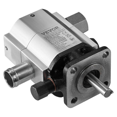 Hydraulic Log Splitter Pump, 11GPM, 2 Stage 3000PSI Wood Log Splitter Pump, 1'' Inlet 1/2'' NPT Outlet 3600 RPM Aluminum Hydraulic Gear Pump, for Small Engine Mounting Log Splitters Snowplow