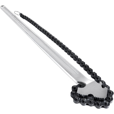24inch Chain Wrench Carbon Steel Chain Pipe Wrench Heavy Duty 6.7inch Diameter Capacity Chain Strap Filter Wrench