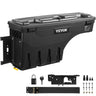 Truck Bed Storage Box, Lockable Lid, Waterproof ABS Wheel Well Tool Box 6.6 Gal/20 L with Password Padlock, Compatible with Dodge Ram 1500 2019-2021, Driver Side, Black