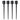Fence Post Anchor Ground Spike, 4 Pack 36 x 4 x 4 Inches Outer Diameter (Inner Diameter 3.5 x3.5 Inches), Metal Black Powder Coated Post Stake Ground, for Mailbox Deck Garden Railing