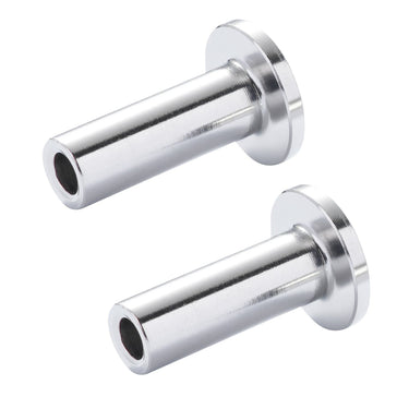 121 Pack T316 Stainless Steel Protector Sleeves for 1/8" Wire Rope Cable Railing, DIY Balustrade T316 Marine Grade, Come with A Free Drill Bit, Silver