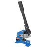 5" Manual Hand Plate Shear for Metal Sheet Processing, HS-5 Benchtop Cutter with Q235 Material, for Crafts Thick Steel Crafting, Heavy Duty Roll Press Machine for Builders, DIY Enthusiasts