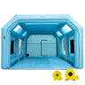 Portable Inflatable Paint Booth, 26x15x10ft Inflatable Spray Booth, Car Paint Tent w/Air Filter System & 2 Blowers, Upgraded Blow Up Spray Booth Tent, Auto Paint Workstation, Car Parking Garage