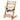 Wooden High Chair for Babies & Toddlers, Convertible Adjustable Feeding Chair, Eat & Grow High Chair with Tray, Grow with Kid Portable Baby Dining Booster Seat, Beech Wood Toddler Chair, Natural