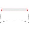 Freestanding Volleyball Training Net for Indoor or Outdoor Use, Adjustable Height Portable Net System with Carrying Bag, Professional Volleyball Practice Trainer for Hitting or Serving Drills