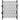 Single Folding Security Gate, 50" H x 75" W Folding Door Gate, Steel Accordion Security Gate, Flexible Expanding Security Gate, 360° Rolling Barricade Gate, Scissor Gate or Door with Padlock