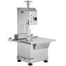 Commercial Electric Meat Bandsaw, 2200W Stainless Steel Countertop Bone Sawing Machine, Workbeach 18.5" x 20.9", 0-7.1 Inch Cutting Thickness, Frozen Meat Cutter with 6 Blades for Rib Pork Beef