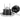 Ice Ball Press, 2.4" Ice Ball Maker, Aircraft Al Alloy Ice Ball Press Kit for 60mm Ice Sphere, Ice Press with Tong and Drip Tray, for Whiskey, Cocktail, Bourbon, Scot on Party & Holiday, Black