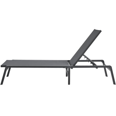 Chaise Lounge Chair Outdoor Patio Lounge Chair with Adjustable 5-Position