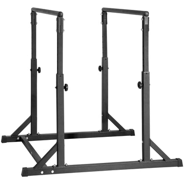 Dip Bar, 800 lbs Capacity, Heave Duty Dip Stand Station with Adjustable Height, Fitness Workout Dip Bar Station Stabilizer Parallette Push Up Stand, Parallel Bars for Strength Training Home Gym