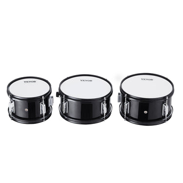 Kids Drum Set, 5-Piece, 16 in Beginner Full Drum Set with Bass Toms Snare Floor Drum Adjustable Throne Cymbal Hi-Hat Pedal and Two Pairs of Drumsticks, Starter Drum Kit for Child Kids, Black