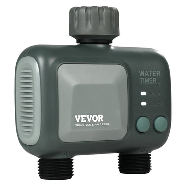 WiFi Sprinkler Timer, 2 Outlets, Smart Hose Faucet Water Timer with Brass Inlet, APP Control via 2.4Ghz WiFi or Bluetooth, Voice Control with Alexa and Google Assistant, IPX6 for Yard Watering