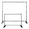 10pcs 8' X 8' - 10' X 8' Backdrop Banner Stand Step and Repeat Adjustable Telescopic Height and Width