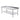Stainless Steel Work Table, 30 x 60 x 26 Inch Commercial Food Prep Worktable, 3-Sided Backsplash Heavy Duty Prep Worktable, Metal Work Table with Adjustable Height for Restaurant Home Hotel