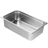 6 Pack Hotel Pans, Full Size Anti-Jam Steam Pan, 0.8mm Thick Stainless Steel Restaurant Steam Table Pan, 6-Inch Deep Commercial Table Pan, Catering Storage Food Pan, for Industrial & Scientific