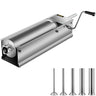 Horizontal Sausage Stuffer 7L/15Lbs Manual Sausage Maker With 5 Filling Nozzles Sausage Stuffing Machine For Home & Commercial Use Stainless Steel