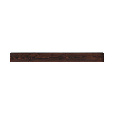 Fireplace Mantel Wood Shelf Floating Rustic Fireplace Mantel 60" Brown