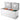 Chest Freezer, 19.8 Cu.ft / 561 L Large Deep Freezer with Split Top Double Locking Lids, Freestanding Commercial Chest Freezer & 4 Removable Baskets, 7-Level Adjustable Temp, LED Light, 6 Wheels