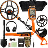Waterproof Metal Detector, 12" Coil, Professional Rechargeable Gold Detector, 39-50 in Adjustable with LCD 7 Modes Advanced DSP Chip Bluetooth Headset, IP68 for Detecting Gold Treasure Hunting
