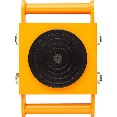 Machinery Skate Dolly, 13,200 LBS/6T Industrial Machinery Mover, Heavy Duty Carbon Steel Machinery Moving Skate with 4 PU Wheels and 360° Rotation Non-Slip Cap for Warehouse, Workshop, Factory