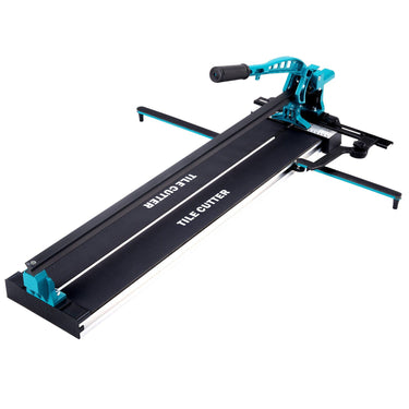 Manual Tile Cutter, 48 inch, Porcelain Ceramic Tile Cutter with Tungsten Carbide Cutting Wheel, Infrared Positioning, Anti-Skid Feet, Durable Rails for professional installers or beginners