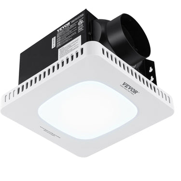Bathroom Exhaust Fan, 80 CFM High-Efficiency Ventilation, 1.5sones Low Noise Operation All-Copper Motor, Energy-Saving Bathroom Ceiling Fan, No Need For Attic Access, For Various Ceilings