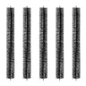 Gutter Brush, 15 Feet Total Length 4.33 inch Diameter Gutter Cleaning Tools, Ground-Level Gutter Brush Leaf Guard for 5 Inch Gutters, Easily Clear roof Leaves and Debris, 5 Pack