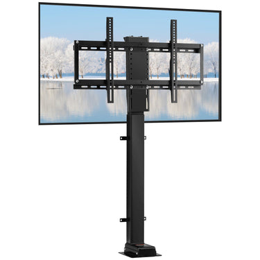 Swivel Motorized TV Lift Stroke Length 40 Inch Motorized TV Mount Fit for 32-70 Inch TV Lift with Remote Control Height Adjustable 28.74-68.11 Inch,Load Capacity 154 Lbs,Manual Swivel L/R 30°
