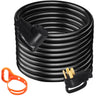30Ft 50 Amp RV Extension Cord Durable Premium Power Cord RV 26.5mm Wire Diameter Extension Cord Copper Wire RV Cord Power Supply Cable for Trailer Motorhome Camper with Handles