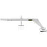 Dent Pull Lever Bar 6 Claw Hook Dent Puller Single Leg Lifter Portable Dent Pull Bar Aluminum Alloy for Car Dent Repairing