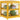 Horizontal Cylinder Storage Cabinet, 4 x 33 lbs Cylinder Capacity, 31.02x30.04x35 inch Propane Storage Cage, Gas Cylinder Cabinet, Yellow Powder Coat Finish, for Freon, Gases, Oxygen, Nitrogen