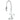 Commercial Faucet with Pre-Rinse Sprayer, 36" Height, 8" Center, 12" Swing Spout, Wall Mount Kitchen Sink Faucet, Brass Constructed Device with Pull Down Spray, for 1/2/3 Compartment Sink