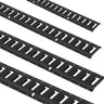 E Track Tie-Down Rail Kit, 18PCS 5' E-Tracks Set Includes 4 Steel Rails & 8 O-Ring Anchors & 4 Tie-Offs with D-Ring & 2 Ratchet Straps, Securing Accessories for Cargo Motorcycles Bikes, 2000 lbs