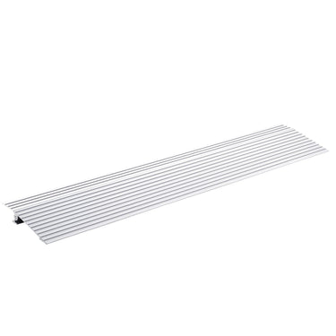 Door Threshold Ramp, 1" Rise, 800 lbs Load Capacity, Door Ramp for Wheelchairs, Aluminum Threshold Ramp for Doorways, Adjustable Modular Threshold Ramp for Wheelchairs, Scooters, Power Chairs