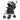 Lightweight Stroller Compact Easy Fold Adjustable Backrest Light Gray/Black