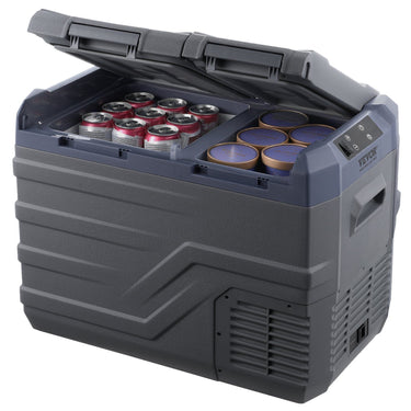Portable Car Refrigerator Freezer Compressor 32 L Dual Zone for Car Home