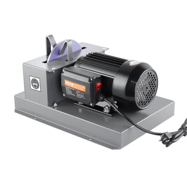 Lawn Mower Blade Sharpener, 2/3HP 500W Lawnmower Blade Grinder with 7-inch Ceramic Grinding Wheel, Powerful Bench Mower Sharpening Machine for High/Low Lift Blades, Gator Blades, Flat Blades
