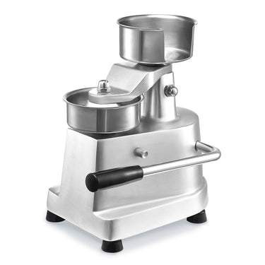 Commercial Burger Patty Maker, 130mm/5inch Hamburger Beef Patty Maker, Heavy Duty Food-Grade Stainless Steel Bowl Burger Press Machine, Kitchen Meat Forming Processor with 1000 Pcs Patty Papers