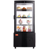 Refrigerated Display Case, 3 Cu.Ft./85L Countertop Pastry Display Case, 3-Tier Commercial Display Refrigerator with LED Lighting, TURBO Cooling, Frost-Free Air-Cooling, Locked Door for Bakery