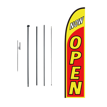 Open Flags for Business Advertising Flags for Outside Banner Flag and Pole