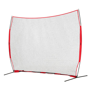 Barricade Backstop Net, 12x9 ft Ball Sports Barrier Netting, Portable Practice Equipment with Carry Bag, Protection Screen for Baseball Softball Lacrosse Soccer Hockey Training, for Backyard