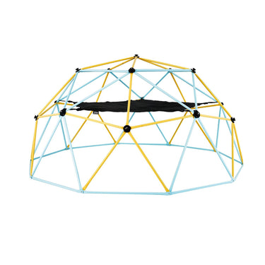 Climbing Dome, for Kids 3 to 10 Years Old,10FT Geometric Dome Climber with Hammock and Swing, Jungle Gym Supports 750LBS and Easy Assembly, with Climbing Grip, Outdoor Backyard Play Equipment