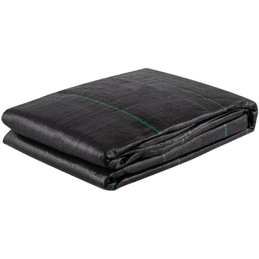 Geotextile Fabric, 12.5 x 50 ft 3.5oz Woven PP Driveway Drain Cloth w/ 600lbs Tensile Strength, Heavy Duty Underlayment for Soil Stabilization, Landscaping, Weed Barrier, 12.5FT50FT-3.5OZ, Black