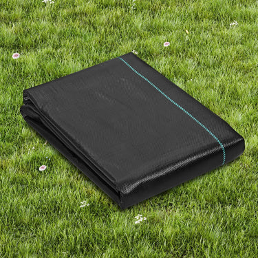 Weed Barrier Landscape Fabric, 4*100FT Heavy Duty Garden Weed Fabric, Woven PP Weed Control Fabric, Driveway Fabric, Geotextile Fabric for Landscaping, Ground Cover, Weed Blocker Weed Mat, Black