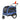 Dog Bike Trailer, Supports up to 100 lbs, 2-in-1 Pet Stroller Cart Bicycle Carrier, Easy Folding Cart Frame with Quick Release Wheels, Universal Bicycle Coupler, Reflectors, Flag, Blue/Black